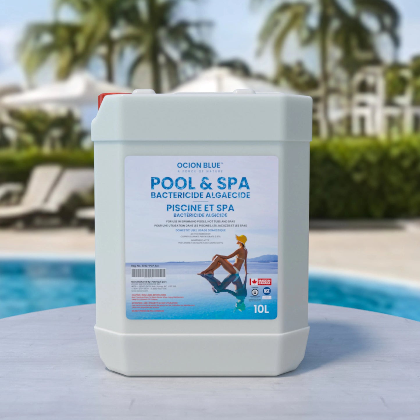 10L Ocion Blue + Test Strips (pH, Alkalinity, & Copper)