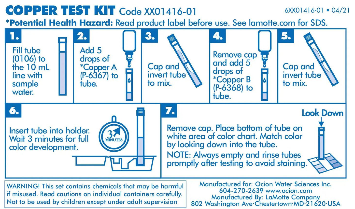 Copper Test Kit-2 part